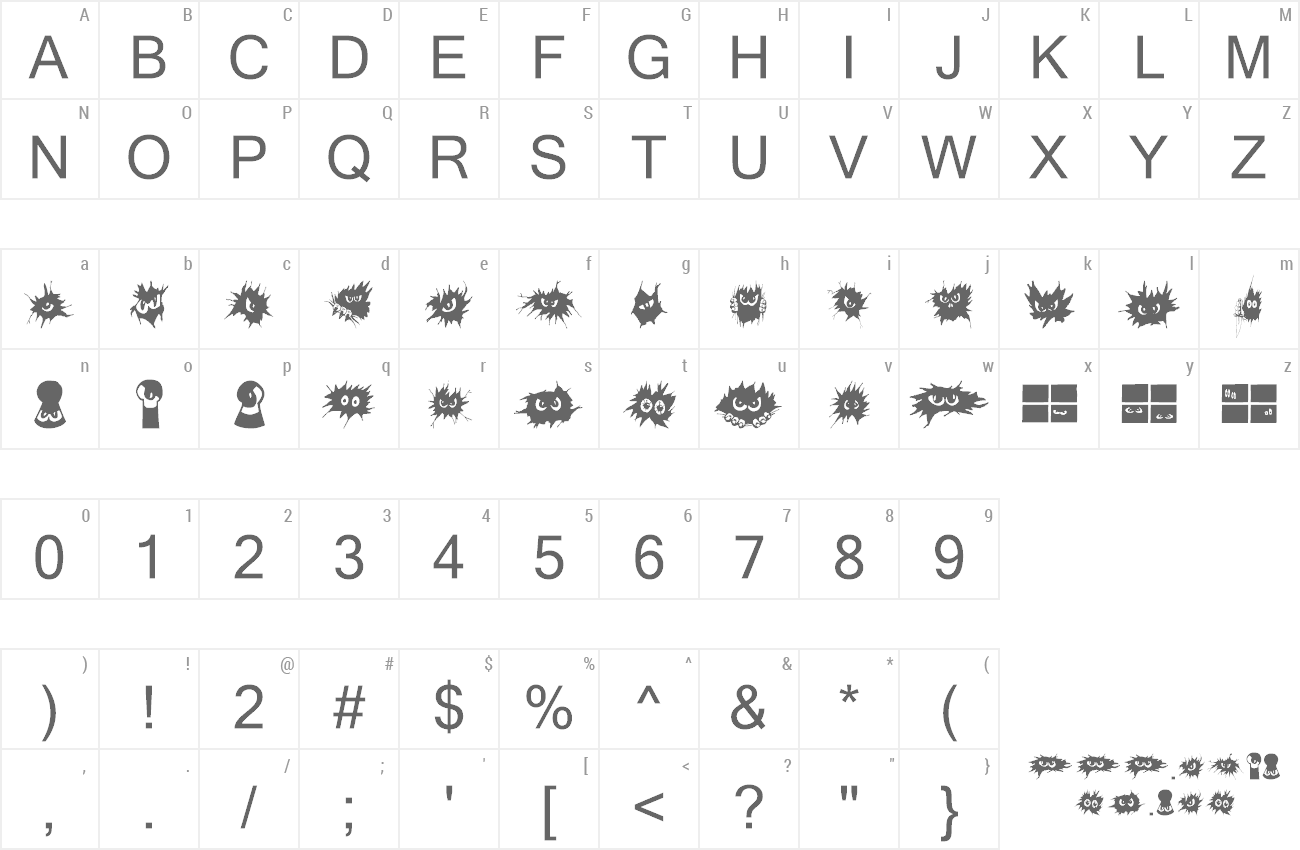 Font No Fear preview